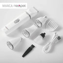 Kit de Tosa Profissional 4 em 1 – Silencioso, Recarregável e Versátil