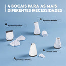 Kit de Tosa Profissional 4 em 1 – Silencioso, Recarregável e Versátil
